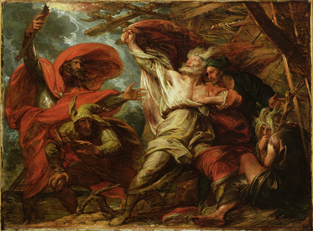 Król Lear, ok.1788 autorstwa Benjamin West