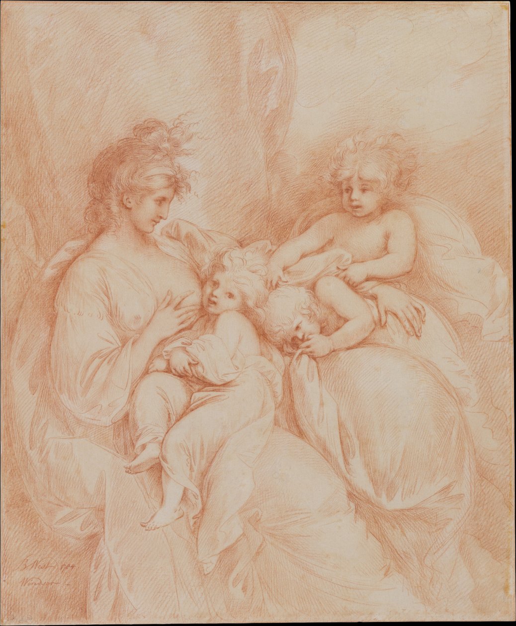 Macierzyństwo autorstwa Benjamin West