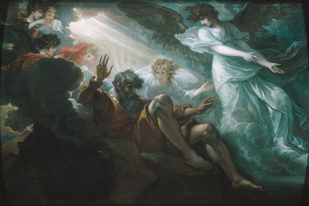 Mojżesz pokazał Ziemię Obiecaną autorstwa Benjamin West