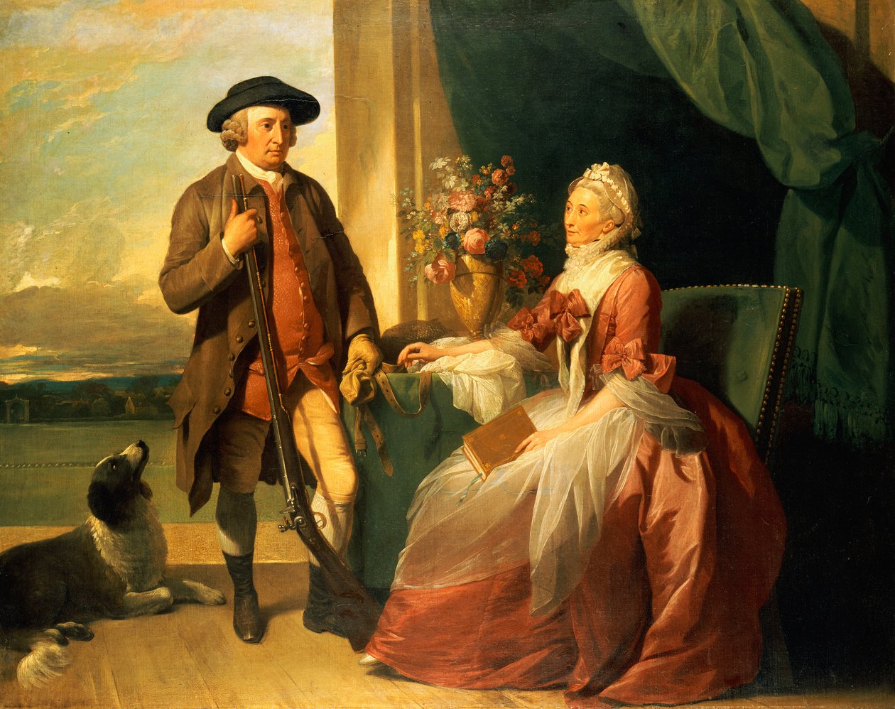 Pan Robert Grafton i pani Mary Partridge Wells Grafton, 1773 autorstwa Benjamin West