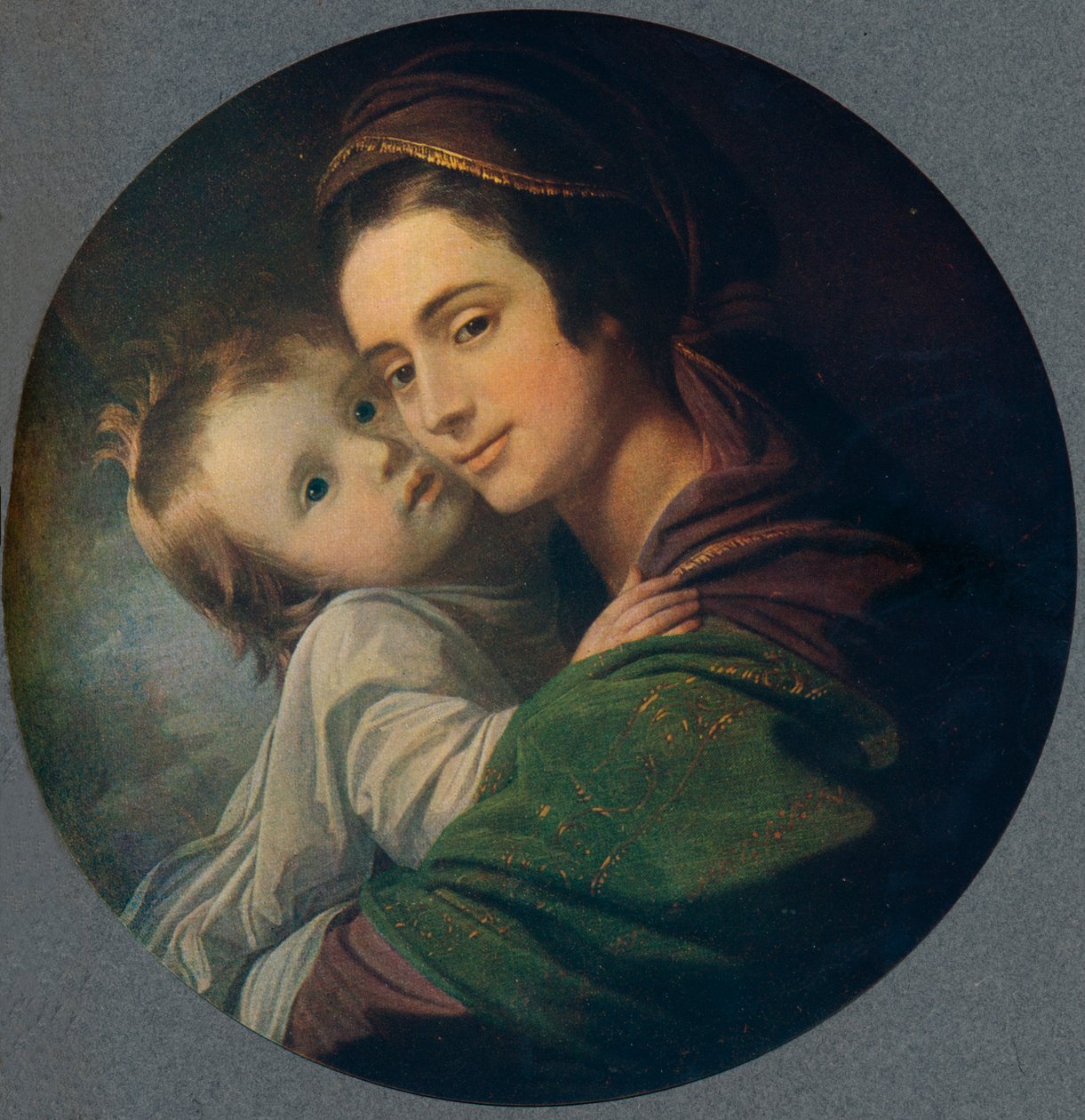 Pani Zachód i Dziecko, 1770, 1909 autorstwa Benjamin West