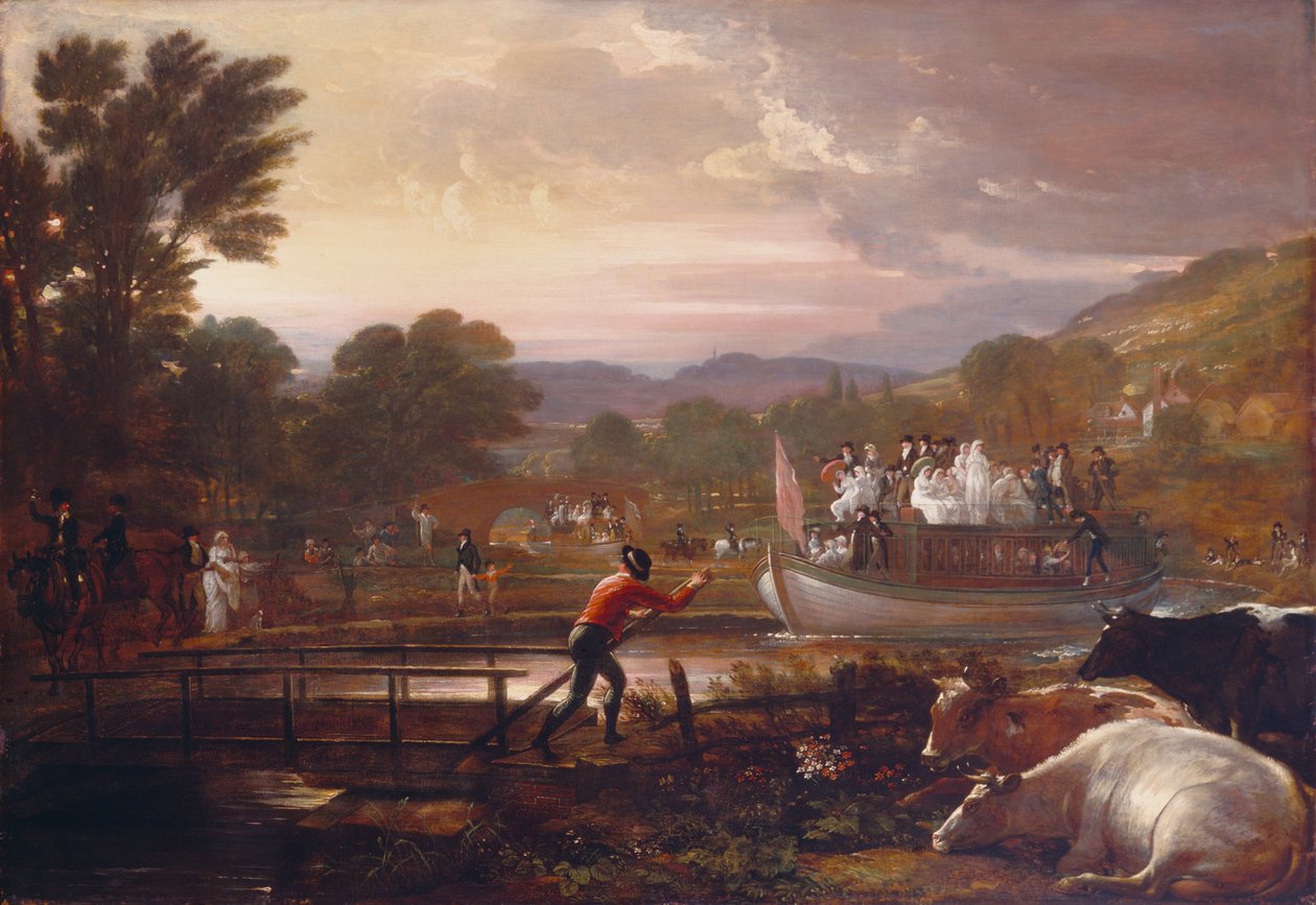 Kanał Paddington, 1801 autorstwa Benjamin West