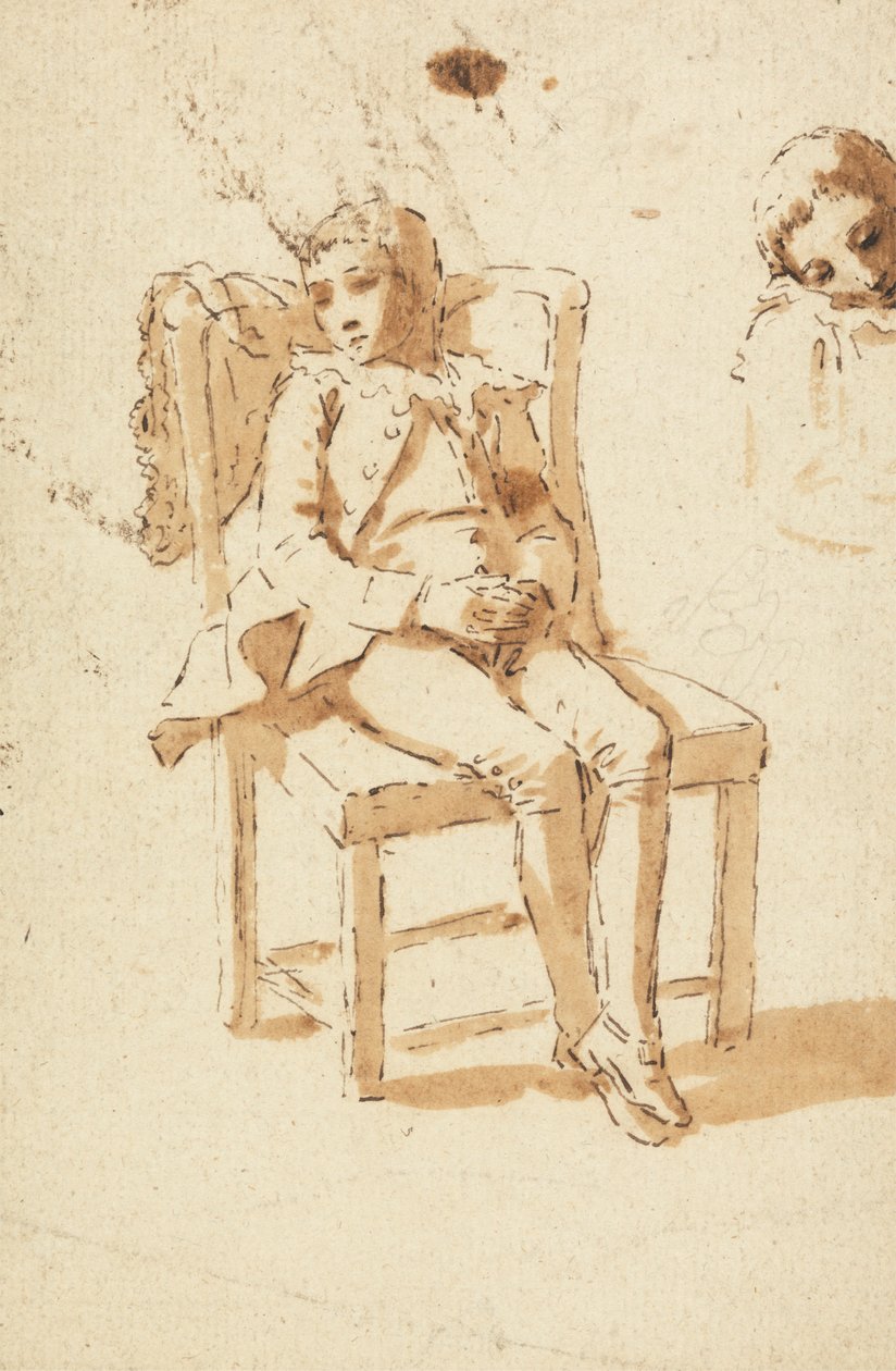 Strona Chłopiec śpi autorstwa Benjamin West