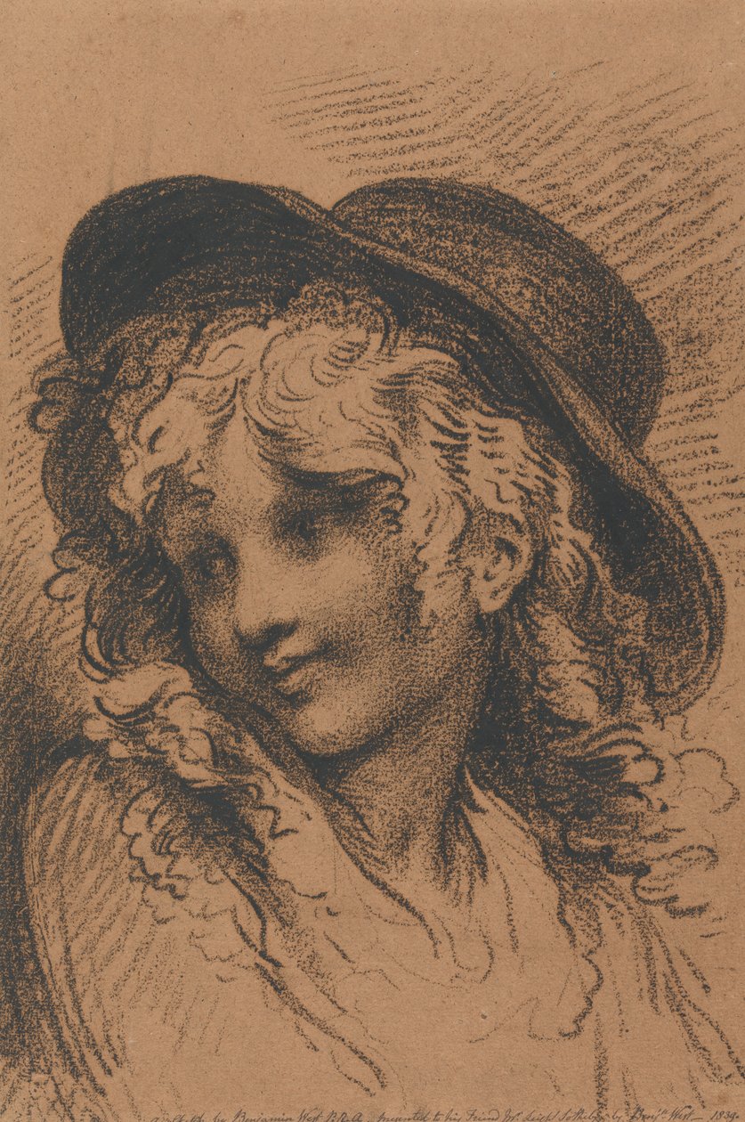 Retrato do filho do artista, Raphaelpolish autorstwa Benjamin West