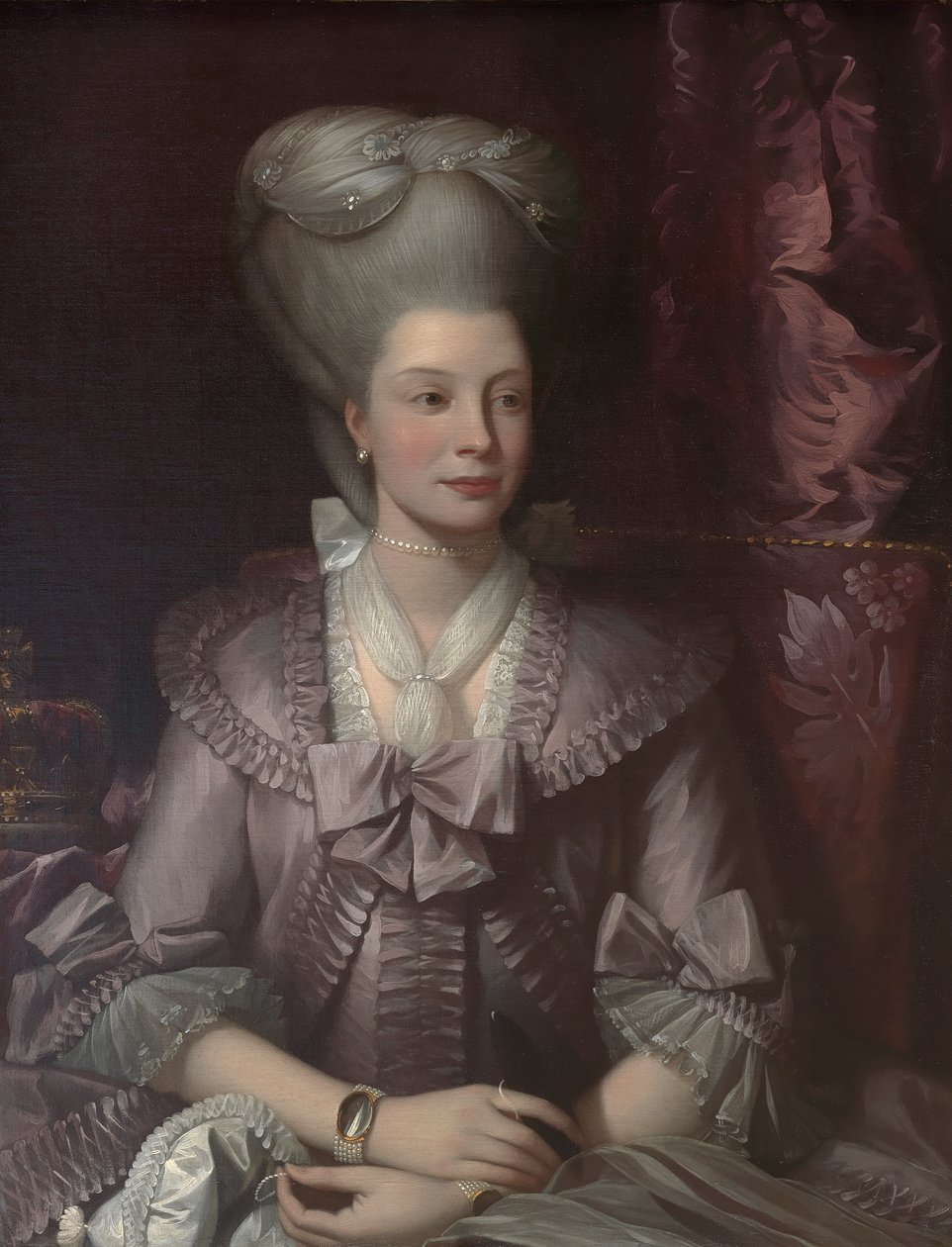 Królowa Charlotta autorstwa Benjamin West