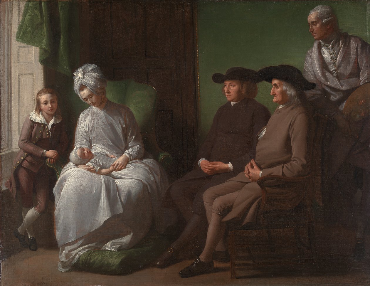 Artysta i jego rodzina autorstwa Benjamin West