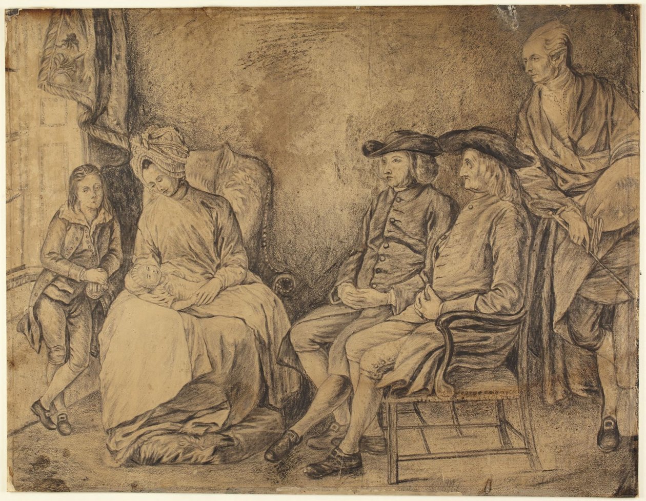 Rodzina artysty autorstwa Benjamin West
