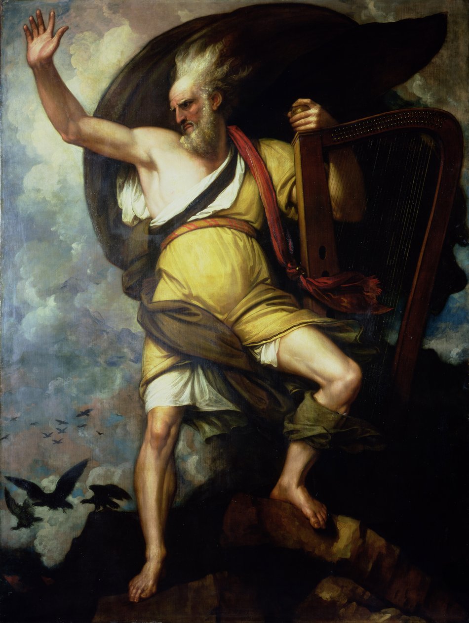 Pieśniarz autorstwa Benjamin West