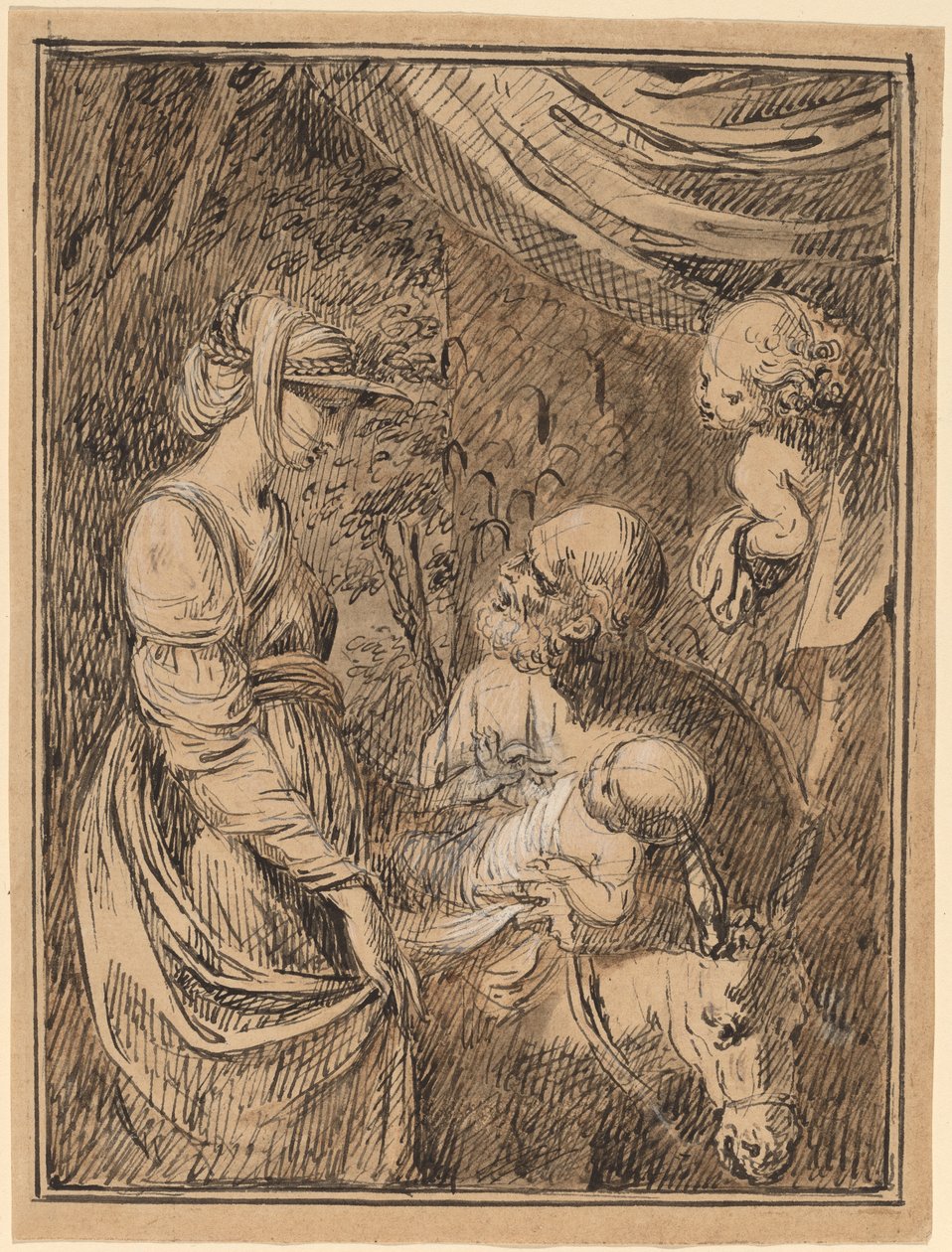 Ucieczka do Egiptu autorstwa Benjamin West