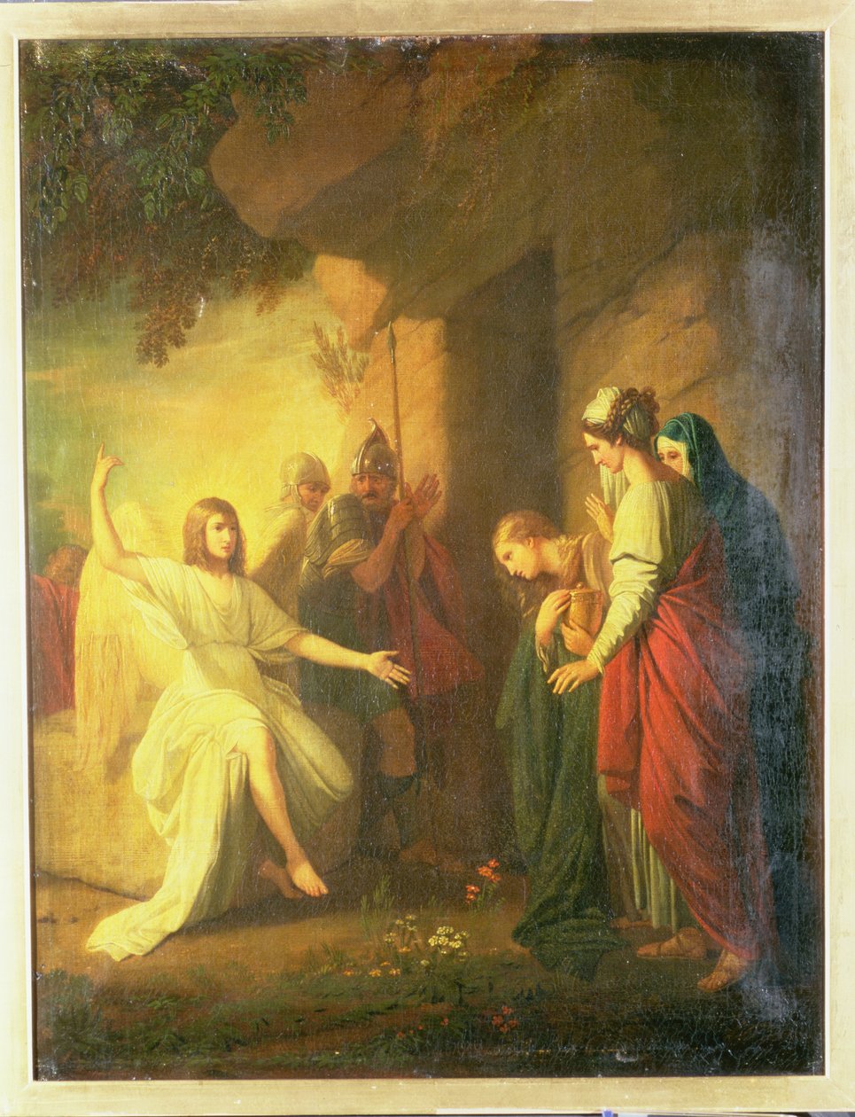 Kobiety przy grobie - Anioł przy grobie Chrystusa, 1768 autorstwa Benjamin West