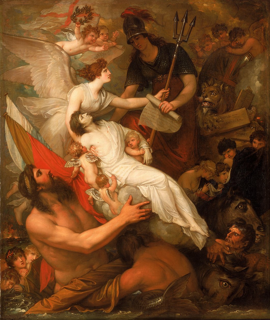 Nieśmiertelność Nelsona autorstwa Benjamin West