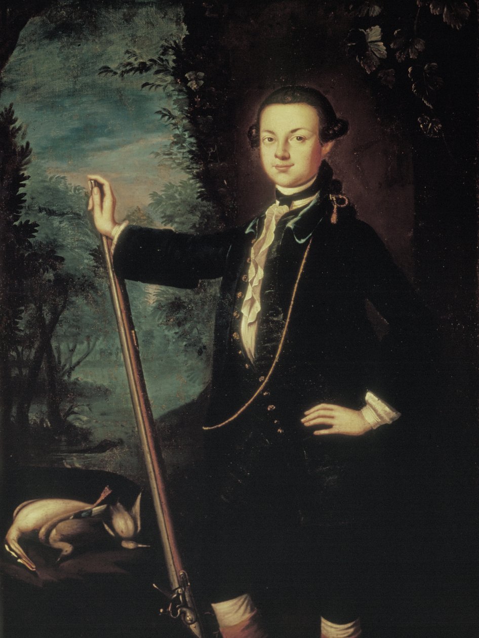 Thomas Mifflin (1744-1800), ok. 1757-59 (olej na płótnie) autorstwa Benjamin West