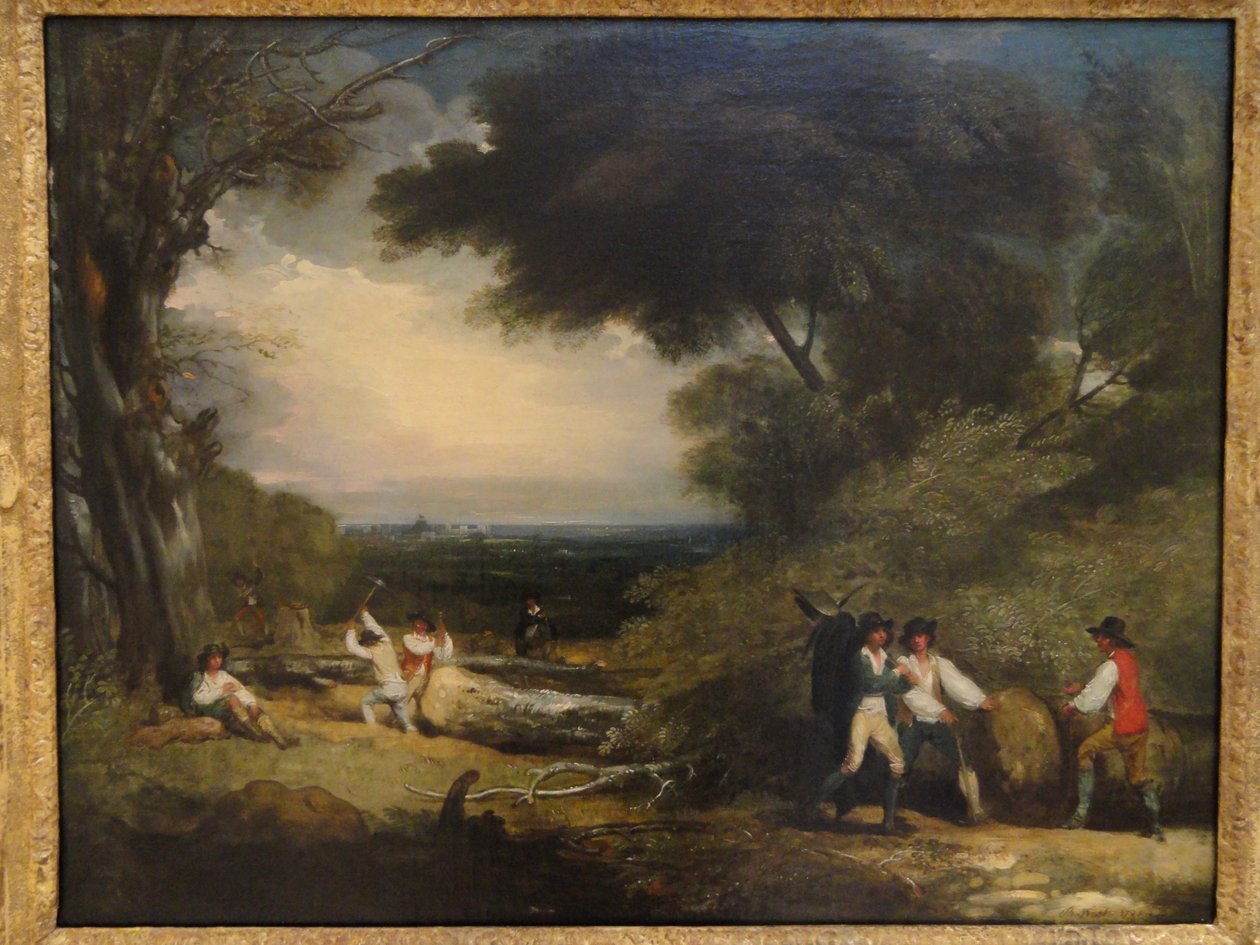 Drwale w Windsor Park autorstwa Benjamin West