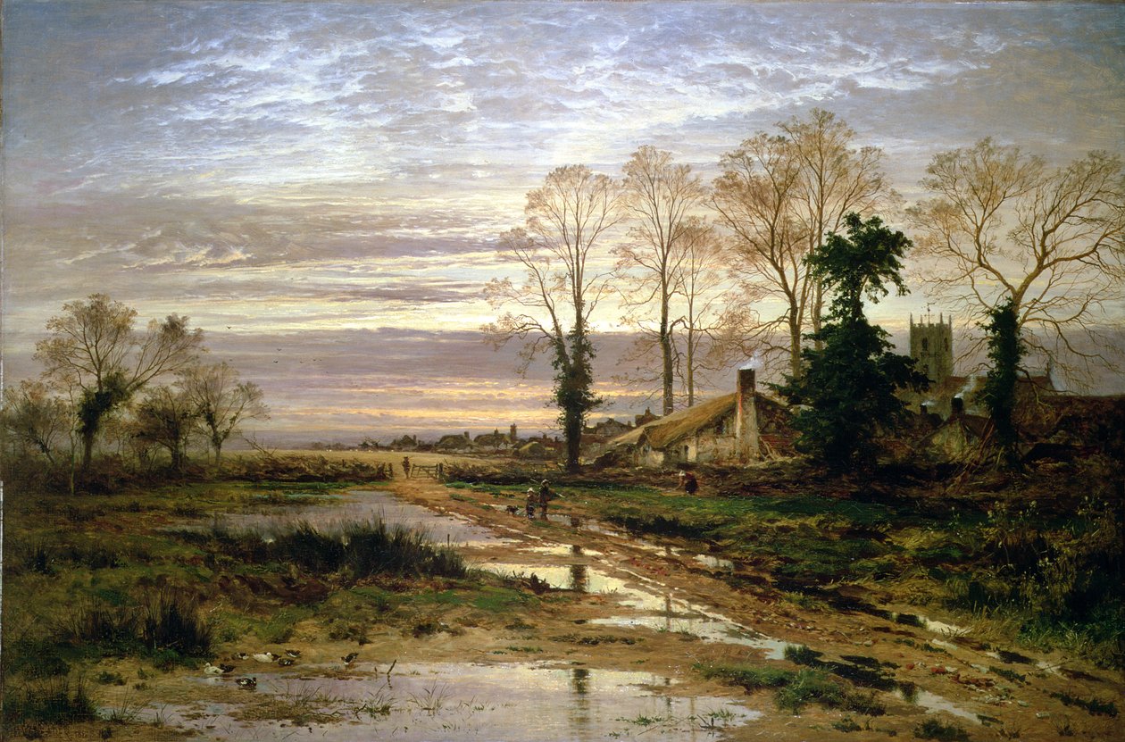 Luty Fill Dyke, 1881 autorstwa Benjamin Williams Leader