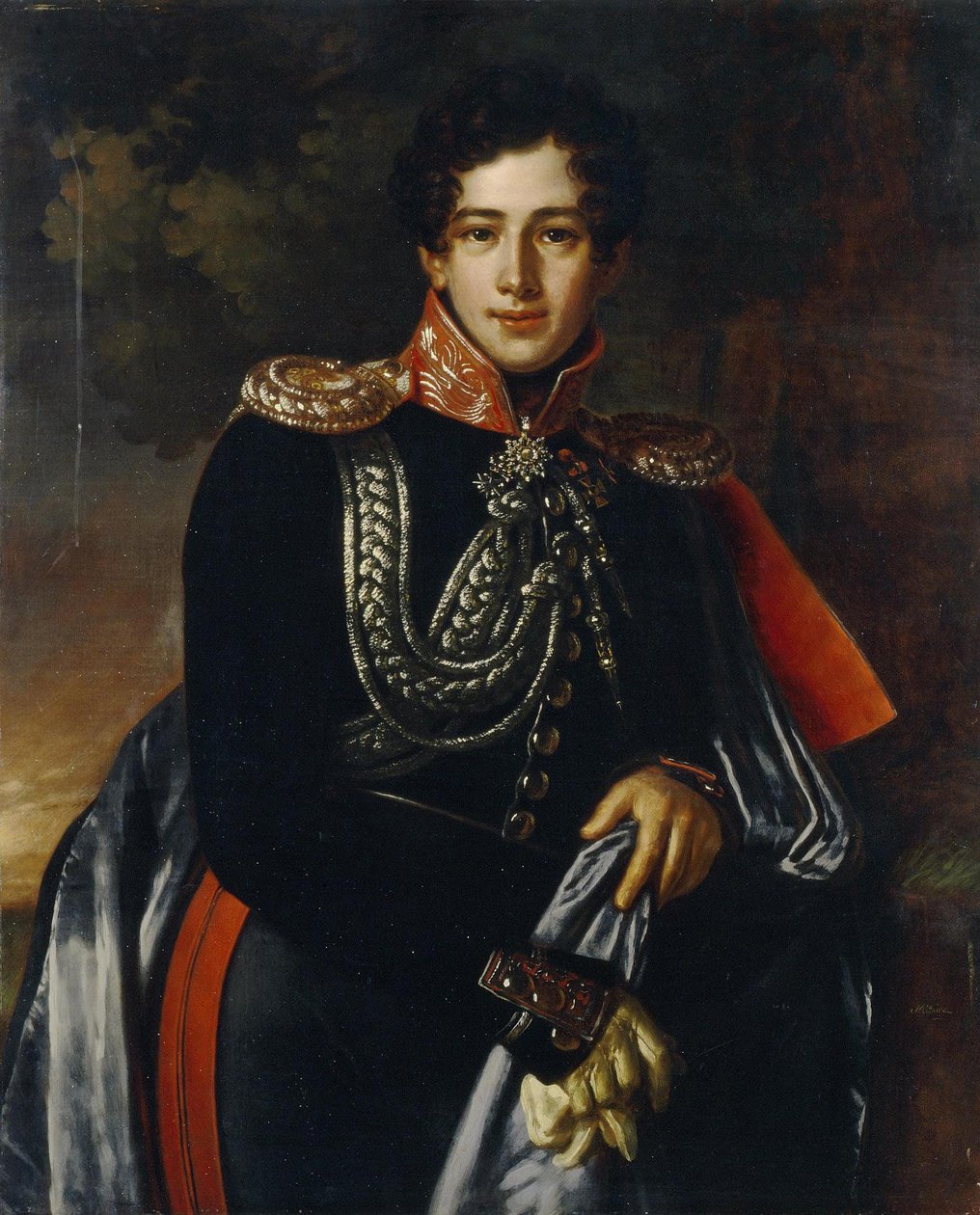 Portret hrabiego Nikołaja Aleksandrowicza Samojłowa 1800-1842, ok. 1825 autorstwa Benois Charles Mitoire