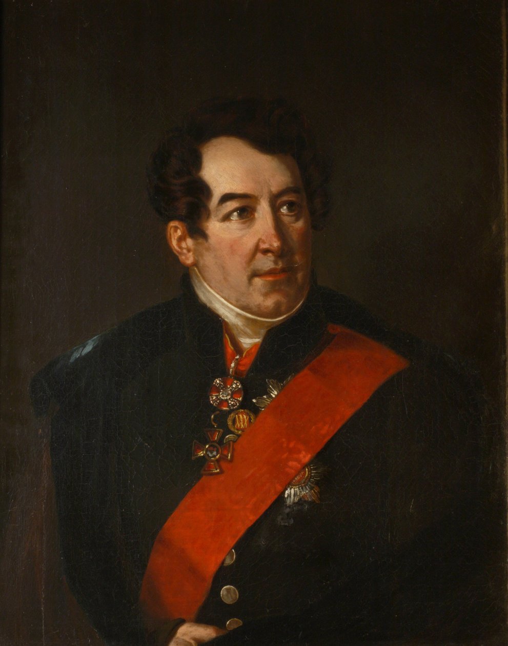Portret poety Dymitra Osipowicza Baranowa 1773-1834, koniec lat 20. XIX wieku autorstwa Benois Charles Mitoire
