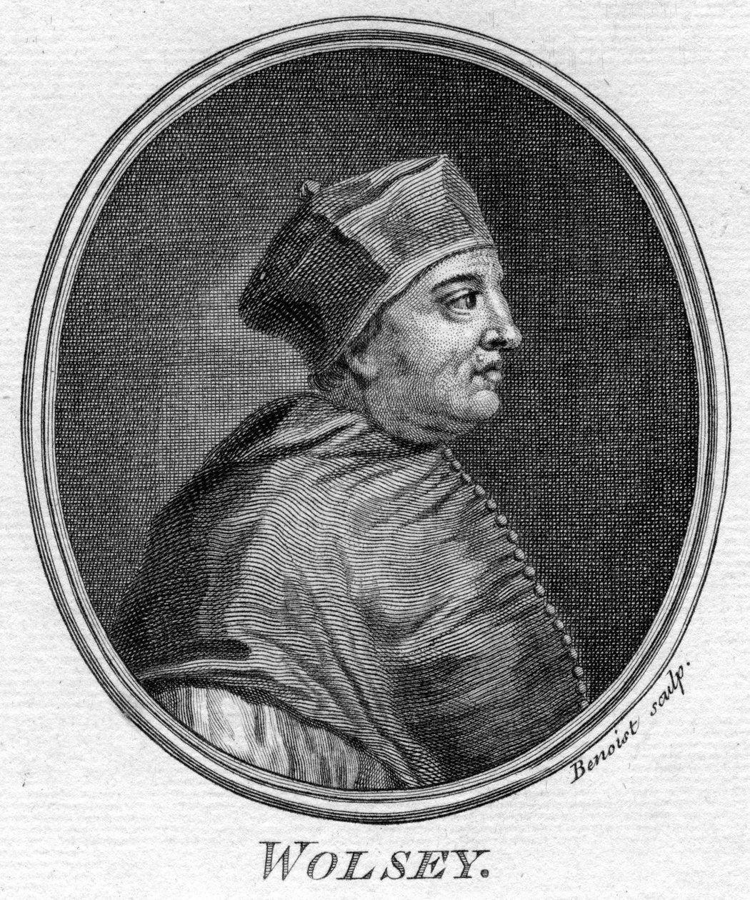 Thomas Wolsey c1475-1530, angielski mąż stanu. autorstwa Benoist