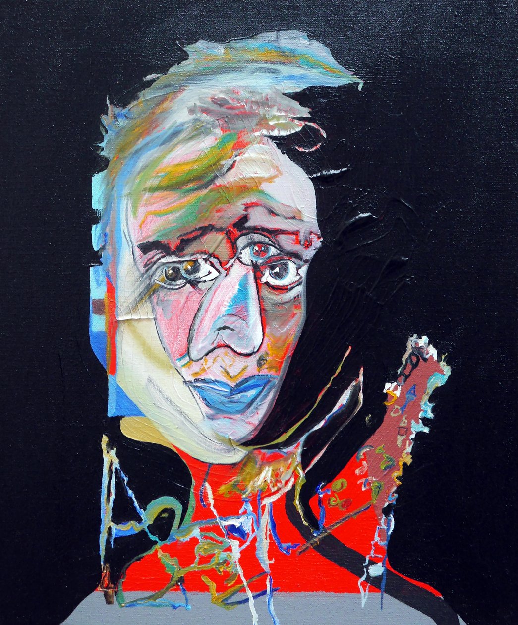 50 najważniejszych pisarzy w historii: Virgina Woolf, 2015 (olej i akryl na płótnie) autorstwa Benoit Erwann Boucherot