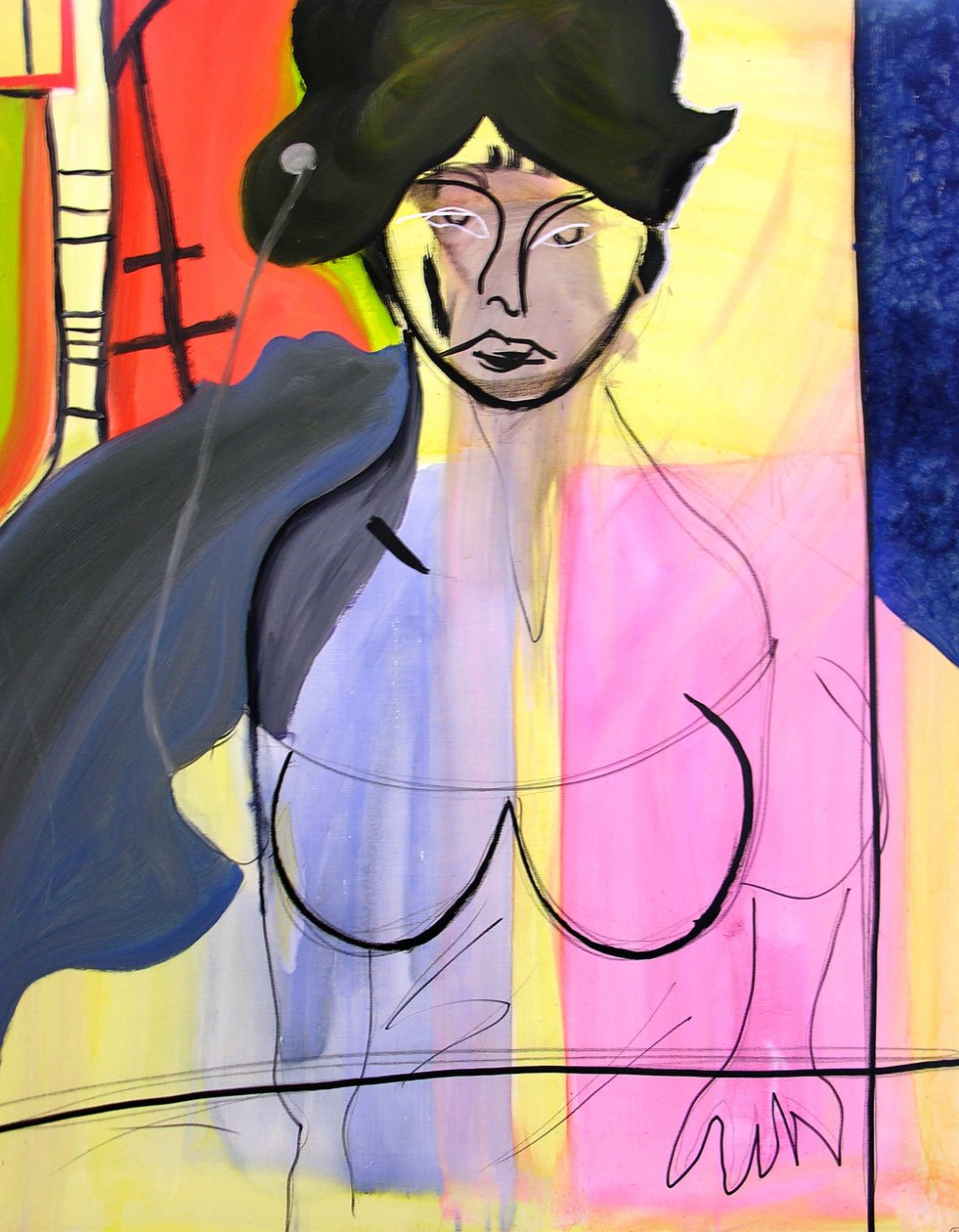Miss N. 1, 2000 (olej na płótnie) autorstwa Benoit Erwann Boucherot