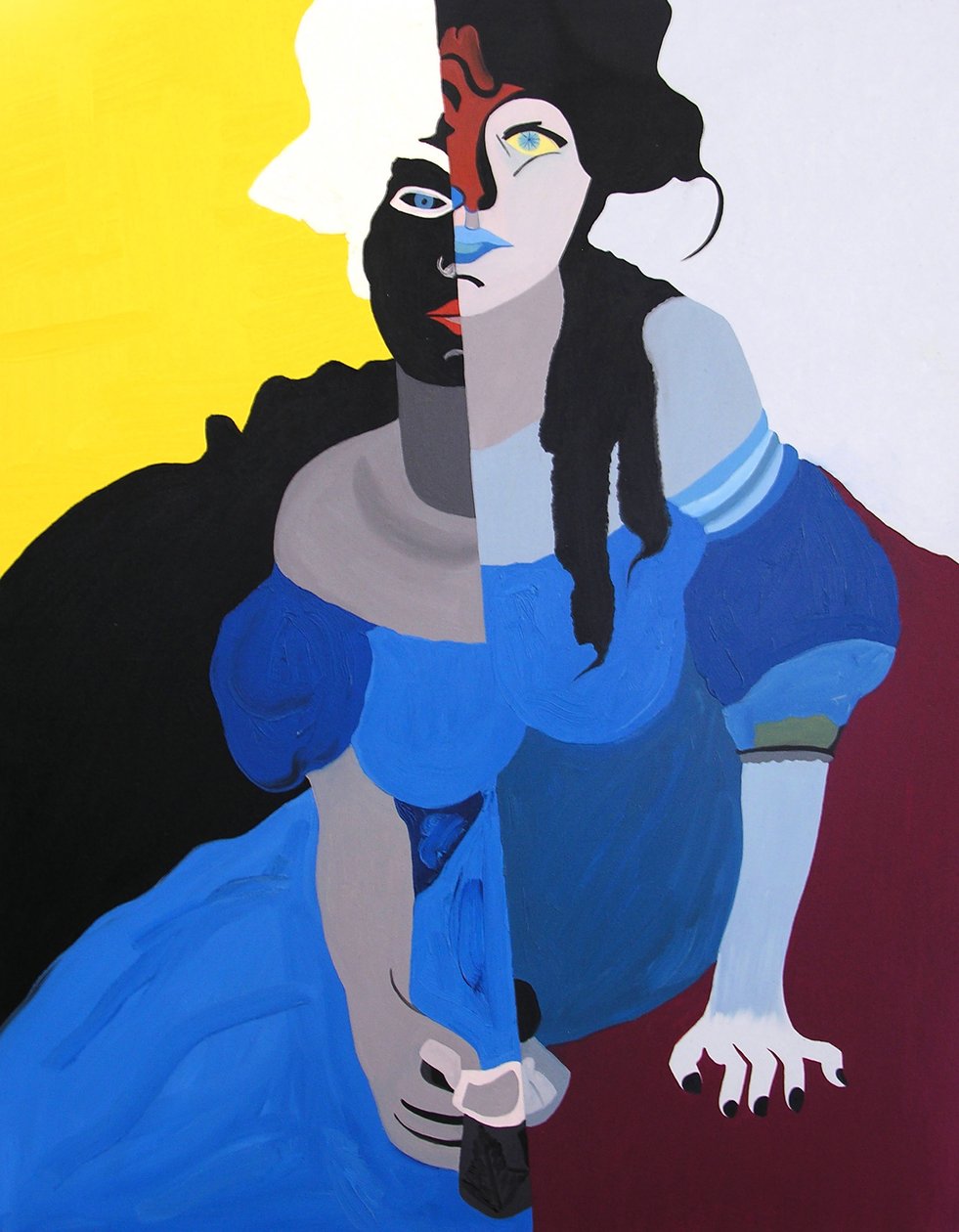 Miss N. 3, 2000 (olej na płótnie) autorstwa Benoit Erwann Boucherot
