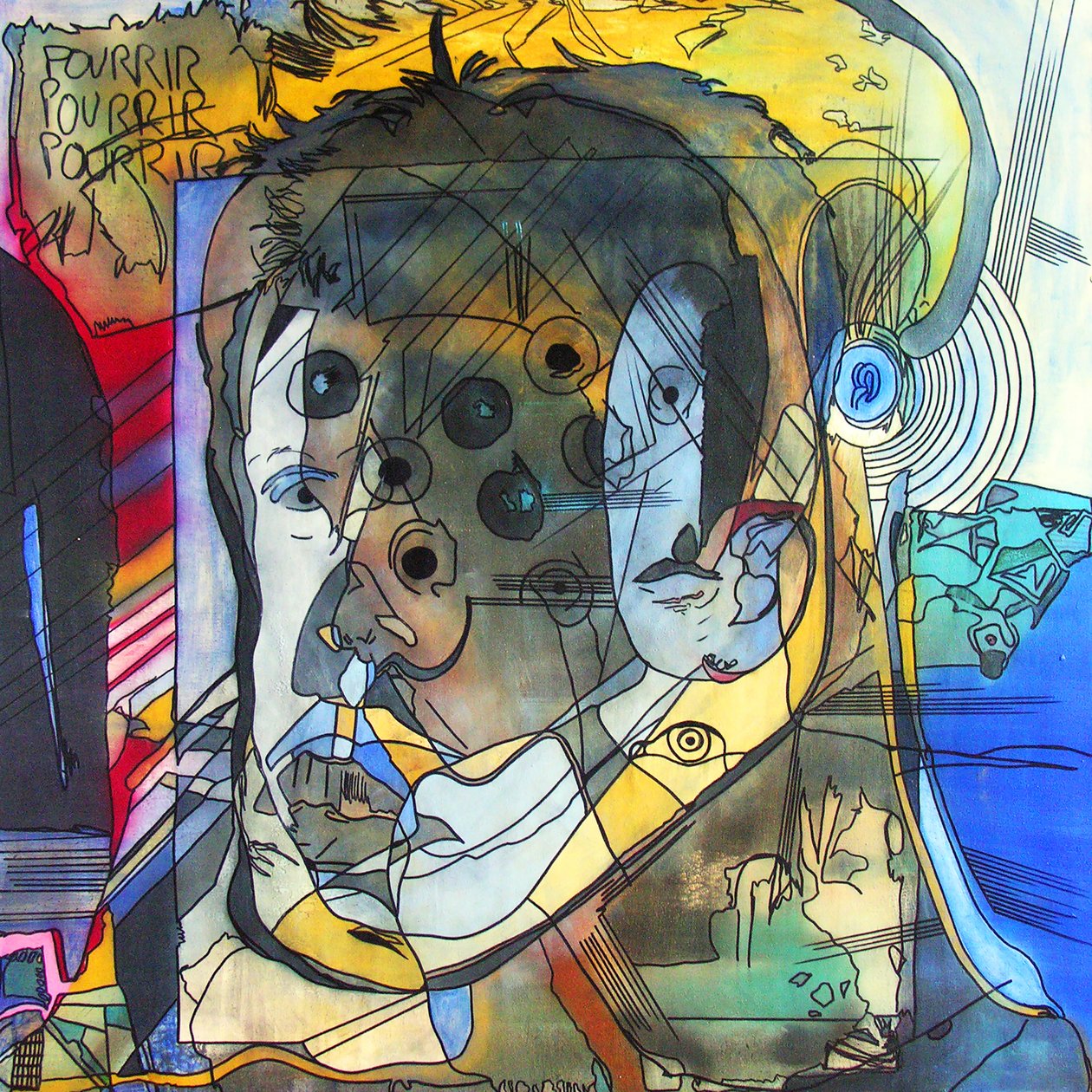 Pourrir, 2007 (olej na płótnie) autorstwa Benoit Erwann Boucherot