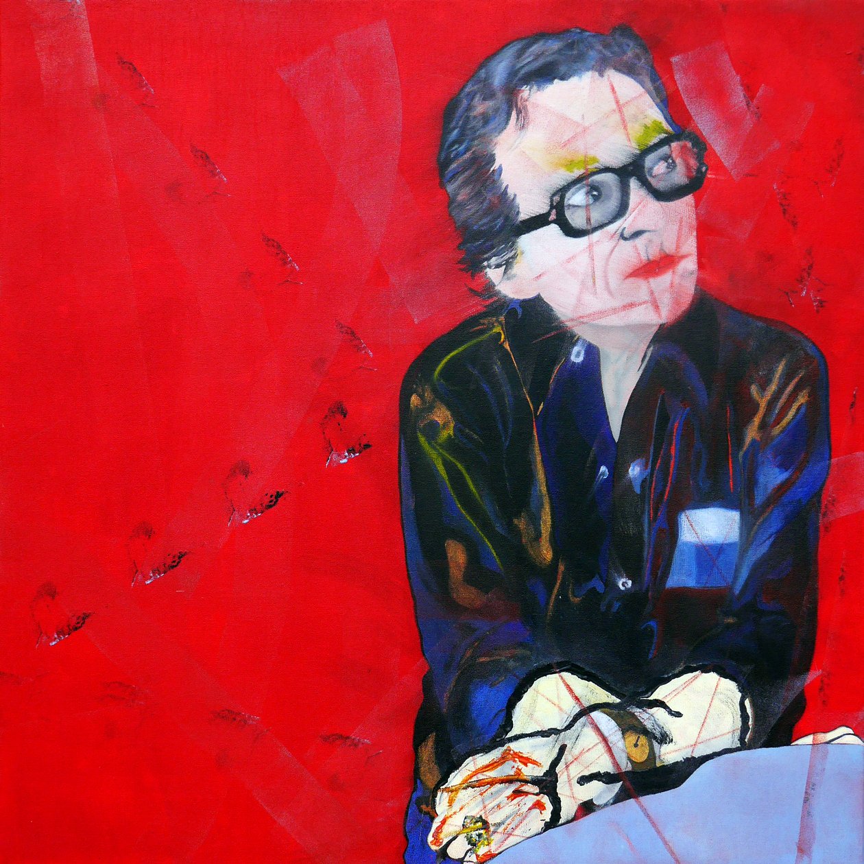 Rouge Duras 2, 2013 (olej na płótnie) autorstwa Benoit Erwann Boucherot
