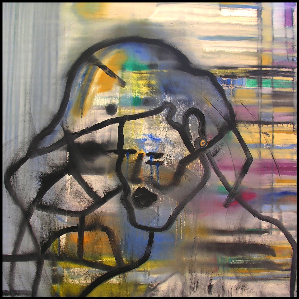 Surautoportrait 1, 2003 (olej na płótnie) autorstwa Benoit Erwann Boucherot