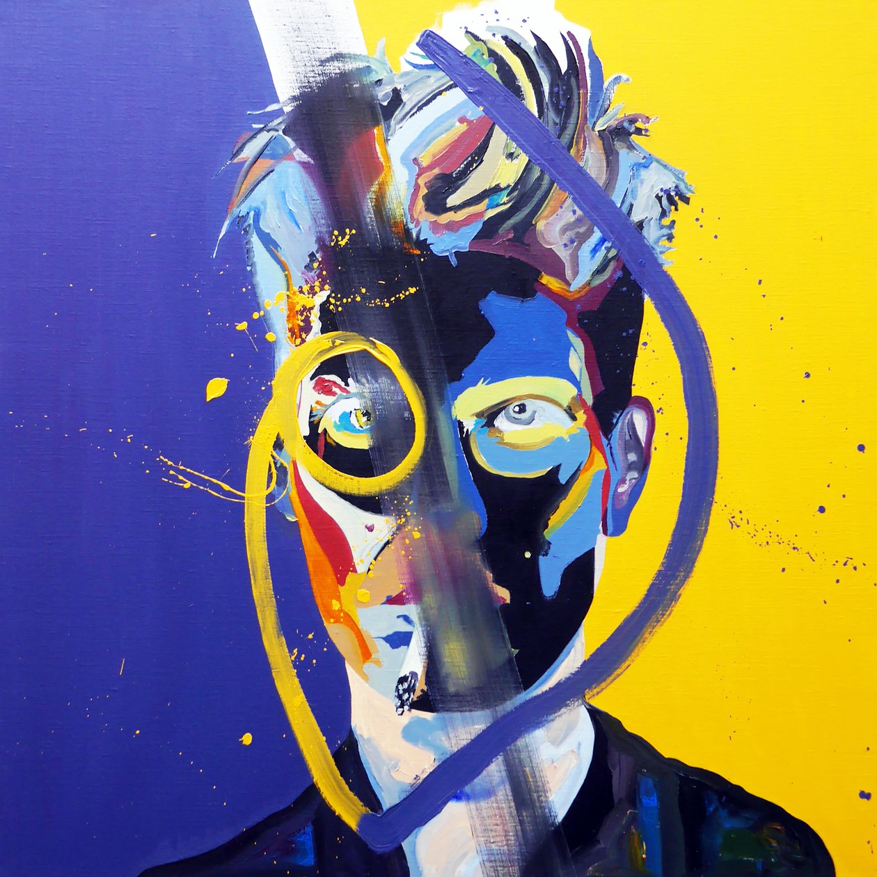 Surportret: Astrid, 2016 (olej na płótnie) autorstwa Benoit Erwann Boucherot