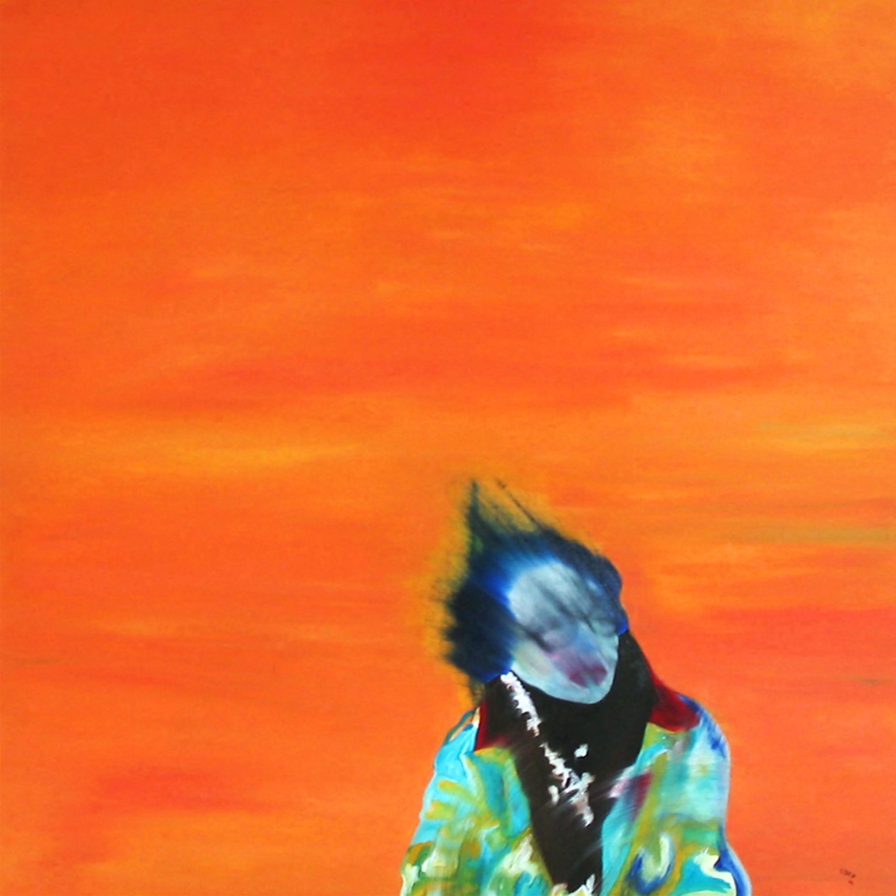 Surportret: Duras  père, 2003 (olej na płótnie) autorstwa Benoit Erwann Boucherot