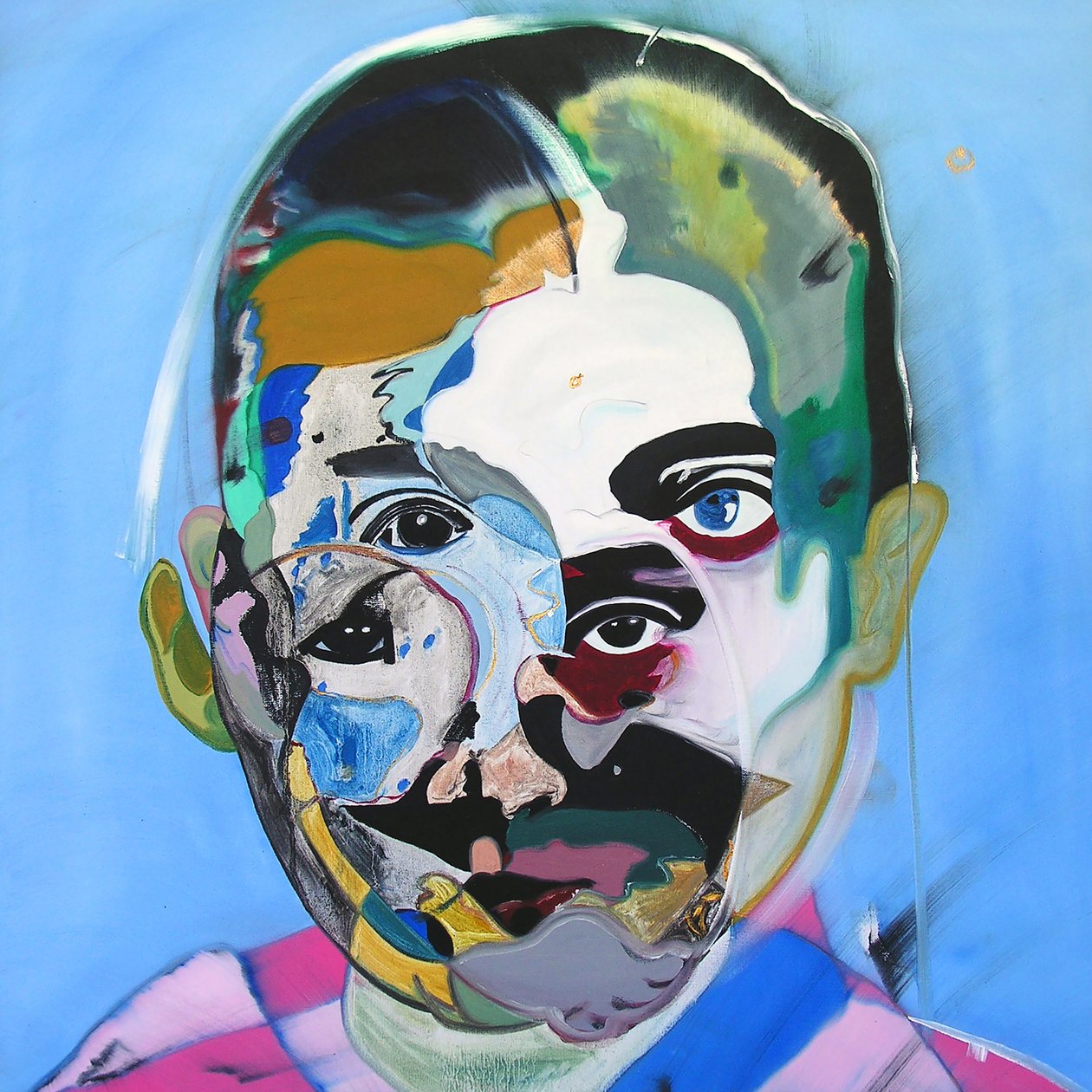 Surportret: Marguerite Duras, 2003 (olej na płótnie) autorstwa Benoit Erwann Boucherot