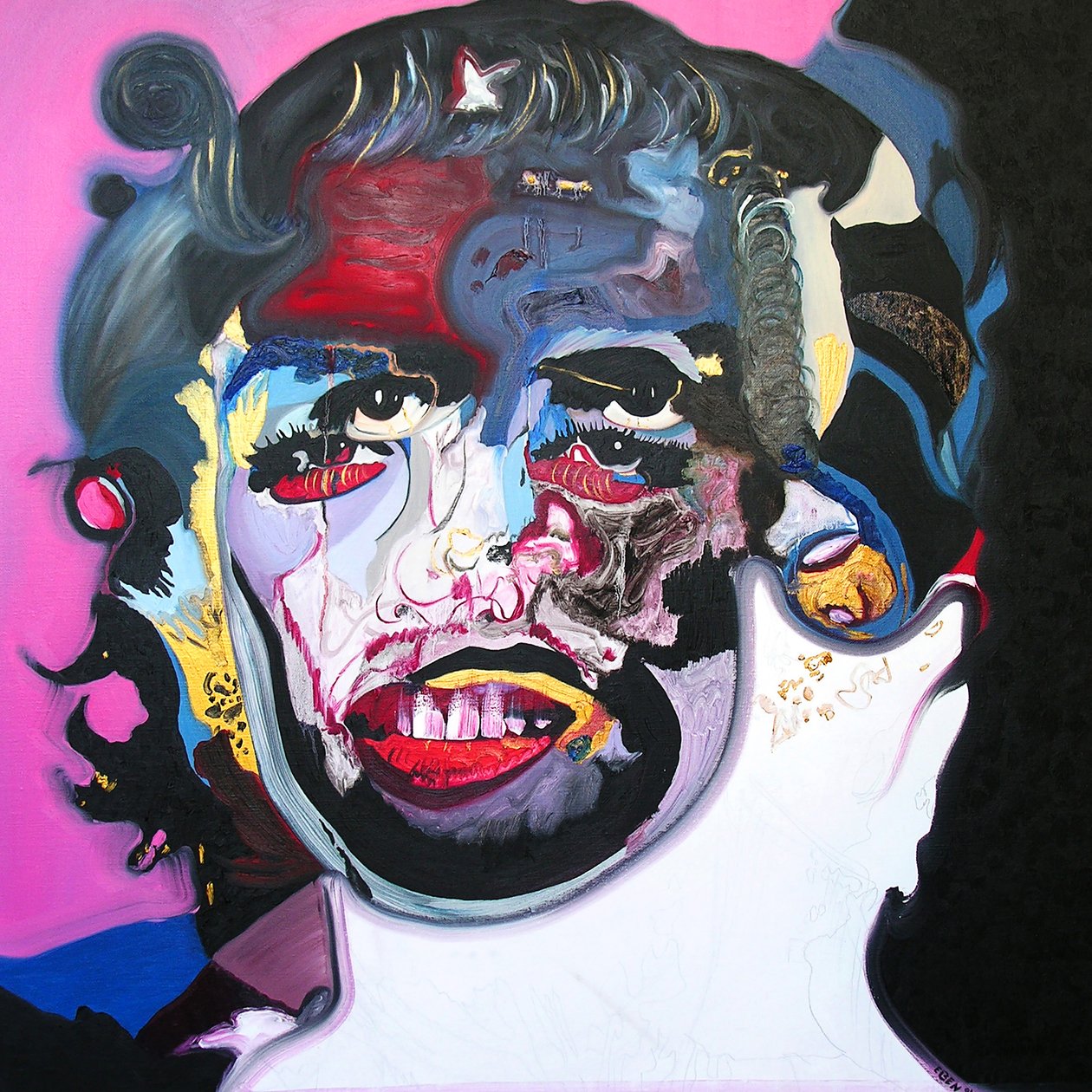 Surportret: Marilyn Monroe  Che Guevara, 2003 (olej na płótnie) autorstwa Benoit Erwann Boucherot