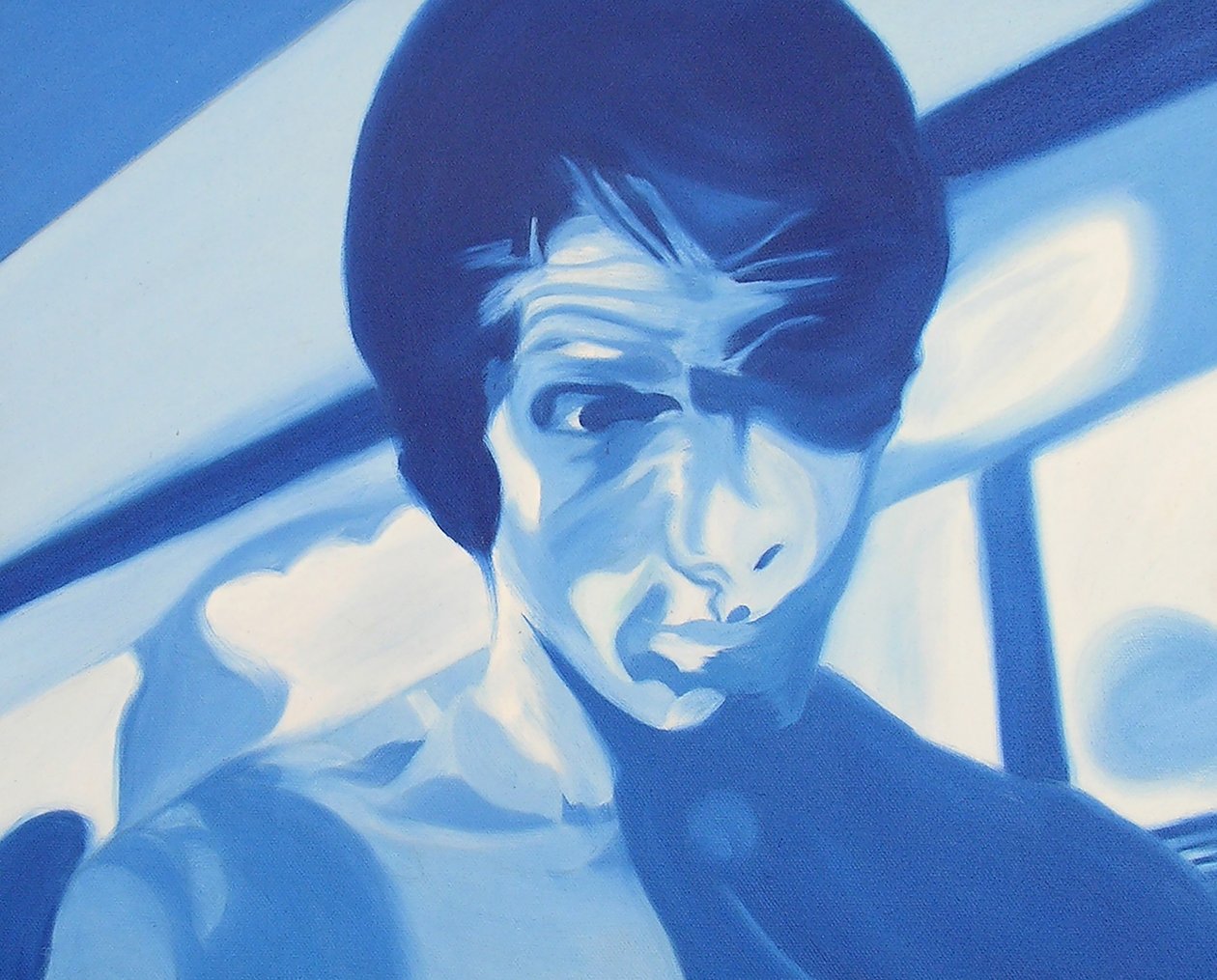 Surportret: Sébastien, 2005 (olej na płótnie) autorstwa Benoit Erwann Boucherot