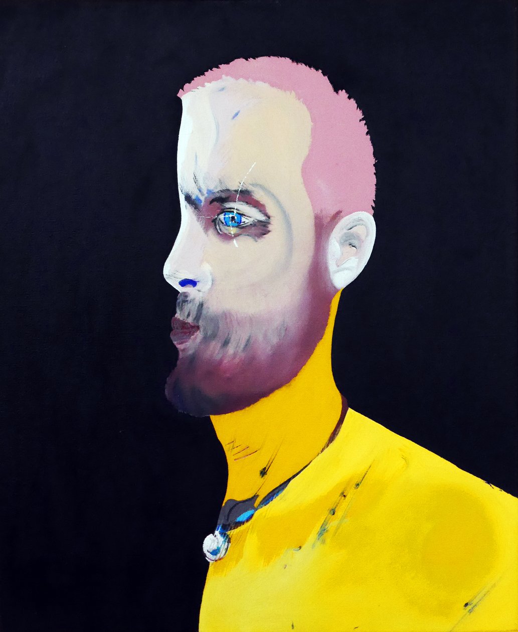 Surportrait : anonyme, 2017 (olej na płótnie) autorstwa Benoit Erwann Boucherot