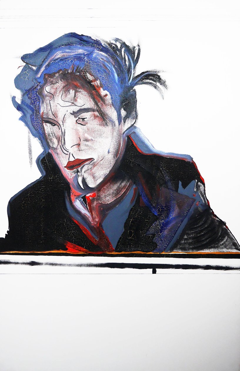Surportrait: le fantôme 1, 2000 (olej na płótnie) autorstwa Benoit Erwann Boucherot
