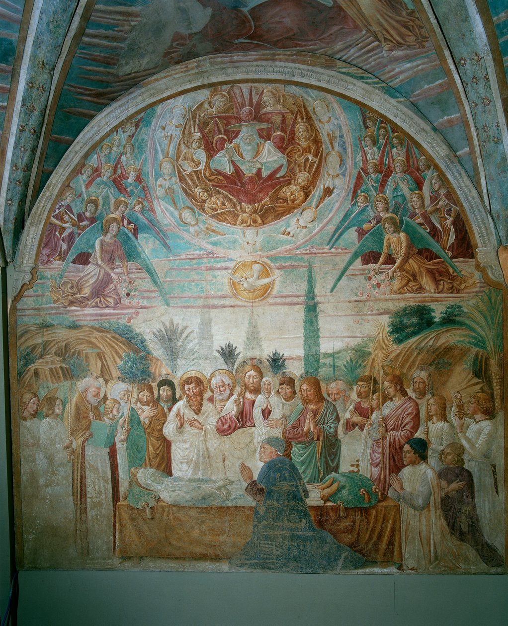 Śmierć Dziewicy autorstwa Benozzo di Lese di Sandro Gozzoli