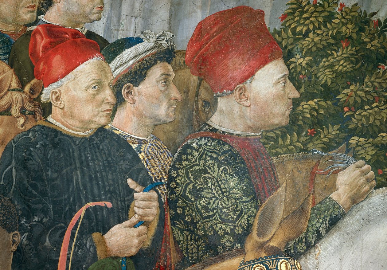 Procesja Trzech Króli do Betlejem autorstwa Benozzo di Lese di Sandro Gozzoli
