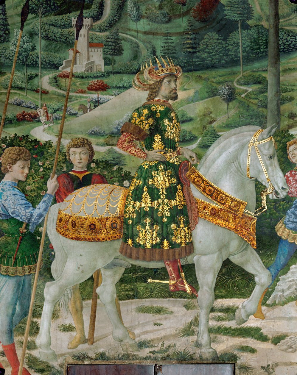 Pokłon Trzech Króli (fresk) autorstwa Benozzo di Lese di Sandro Gozzoli