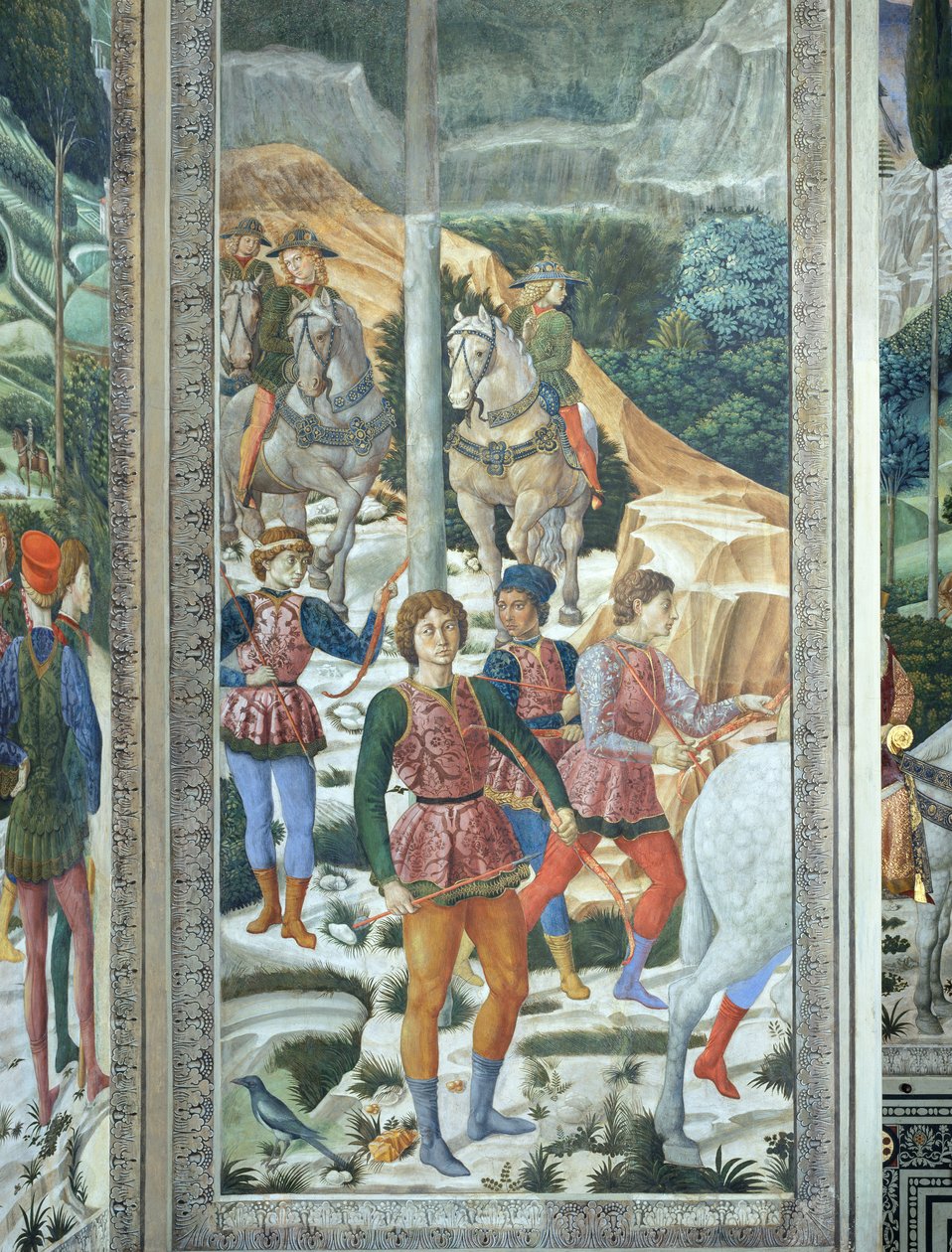 Podróż Mędrców autorstwa Benozzo di Lese di Sandro Gozzoli