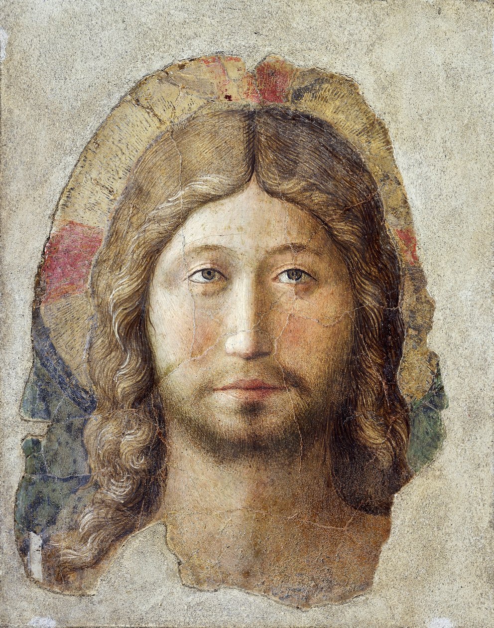 Odkupiciel, Benozzo Gozzoli, świeże autorstwa Benozzo di Lese di Sandro Gozzoli