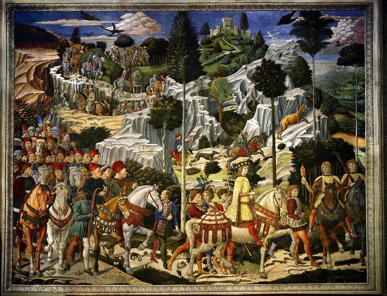 Nieznany obraz autorstwa Benozzo di Lese di Sandro Gozzoli
