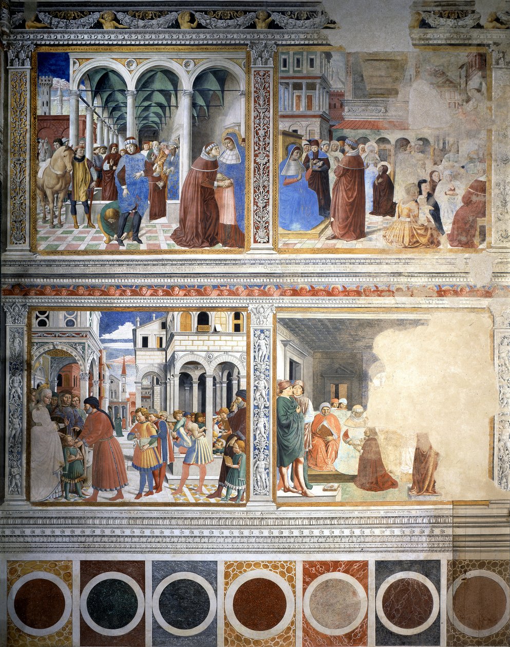 Nieznany obraz autorstwa Benozzo di Lese di Sandro Gozzoli