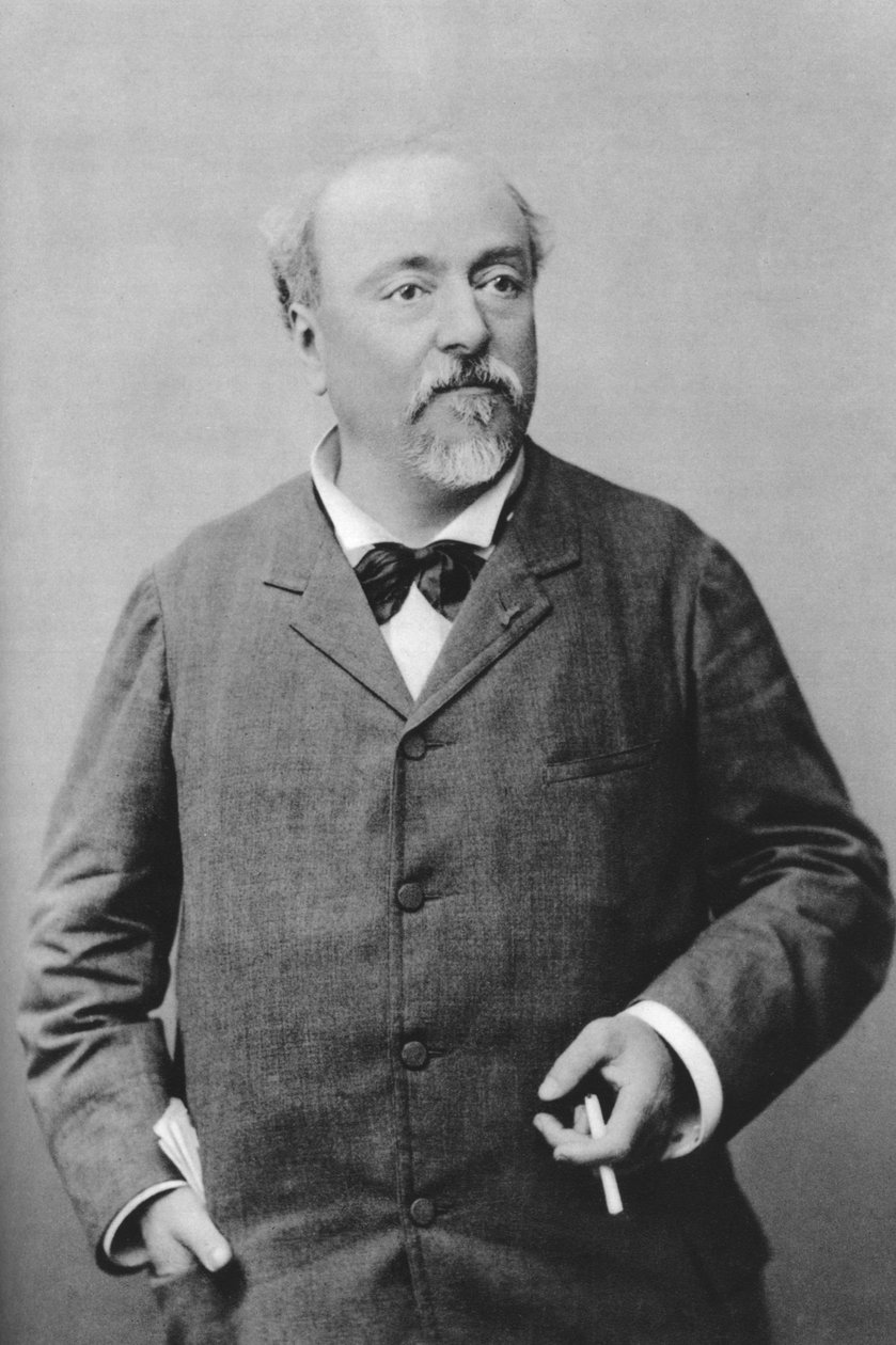Emmanuel Chabrier 1841-1894, francuski romantyczny kompozytor i pianista autorstwa Benque