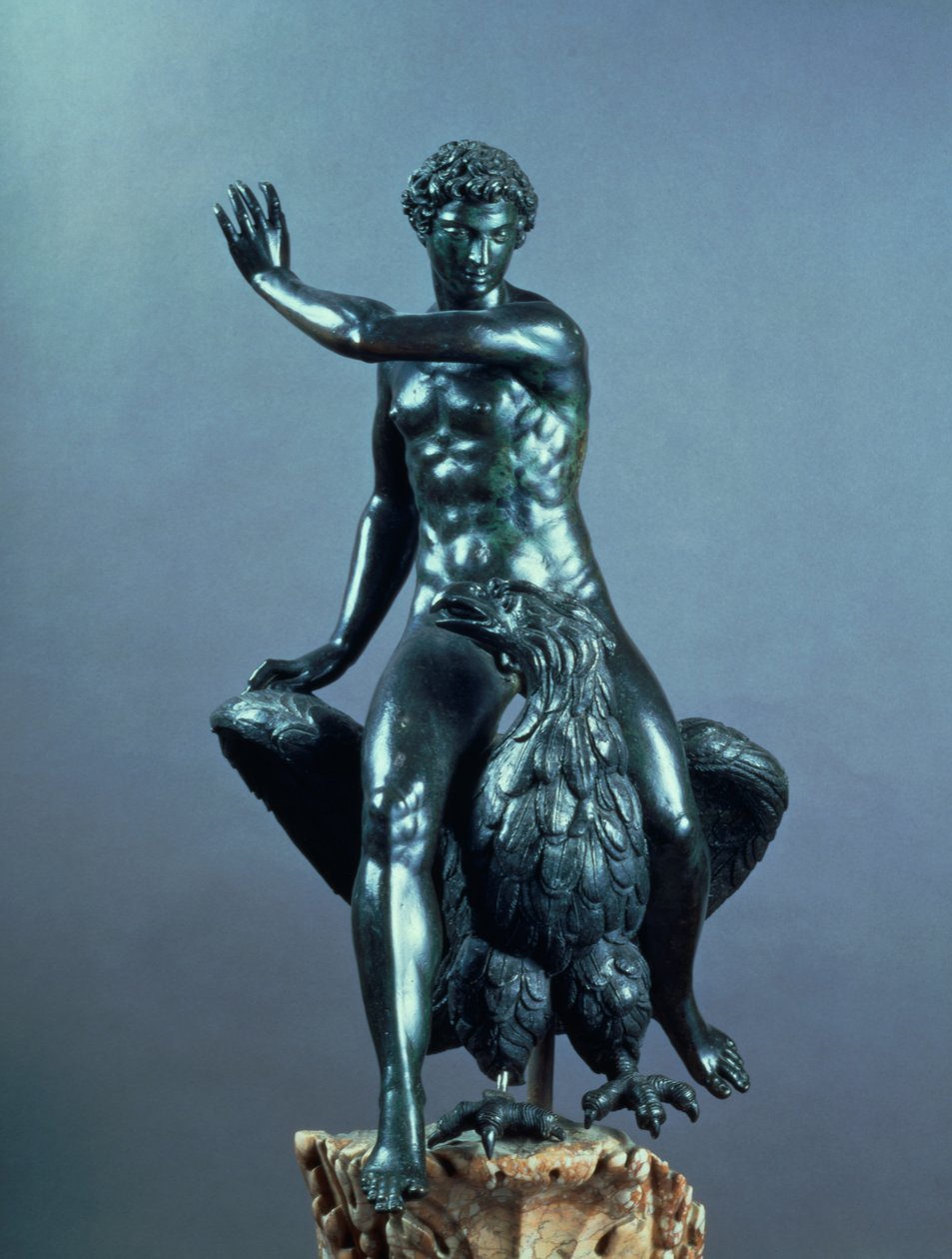 Ganimedes (brąz) autorstwa Benvenuto Cellini
