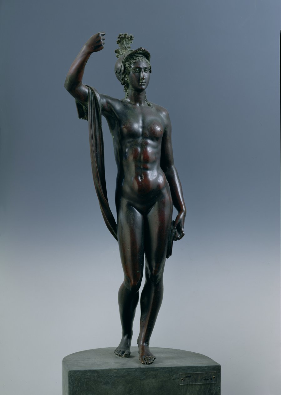 Minerwa, 1545 (brąz) autorstwa Benvenuto Cellini