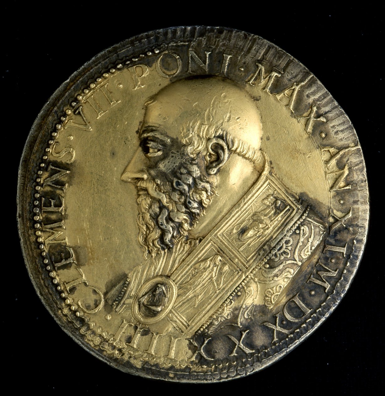 Medalion z portretem papieża Klemensa VII autorstwa Benvenuto Cellini