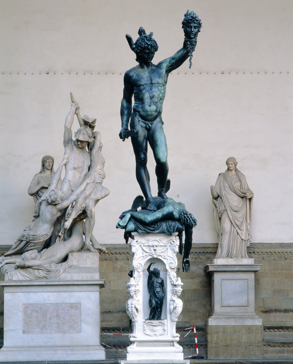 Perseusz z głową Meduzy, 1545-54 (brąz) autorstwa Benvenuto Cellini