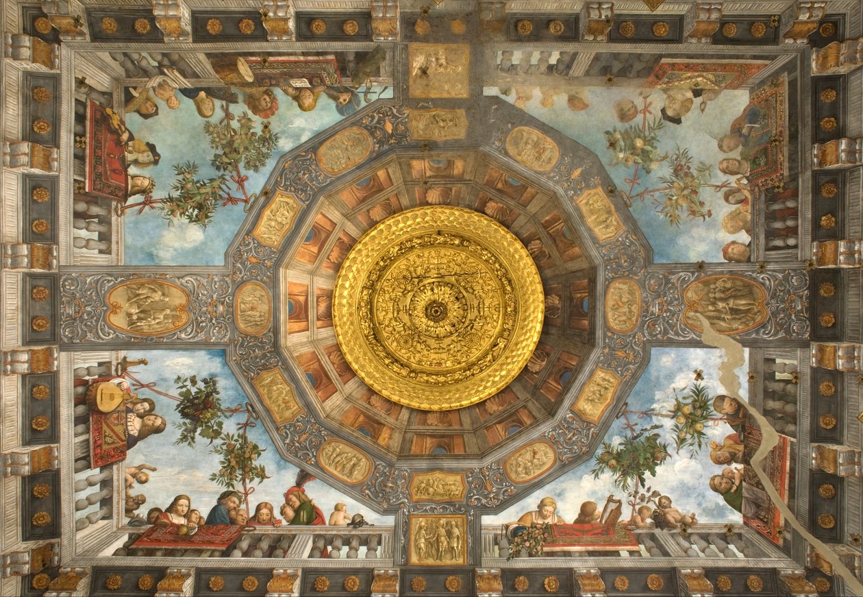 Fresk w skarbcu autorstwa Benvenuto Tisi (Il Garofalo)