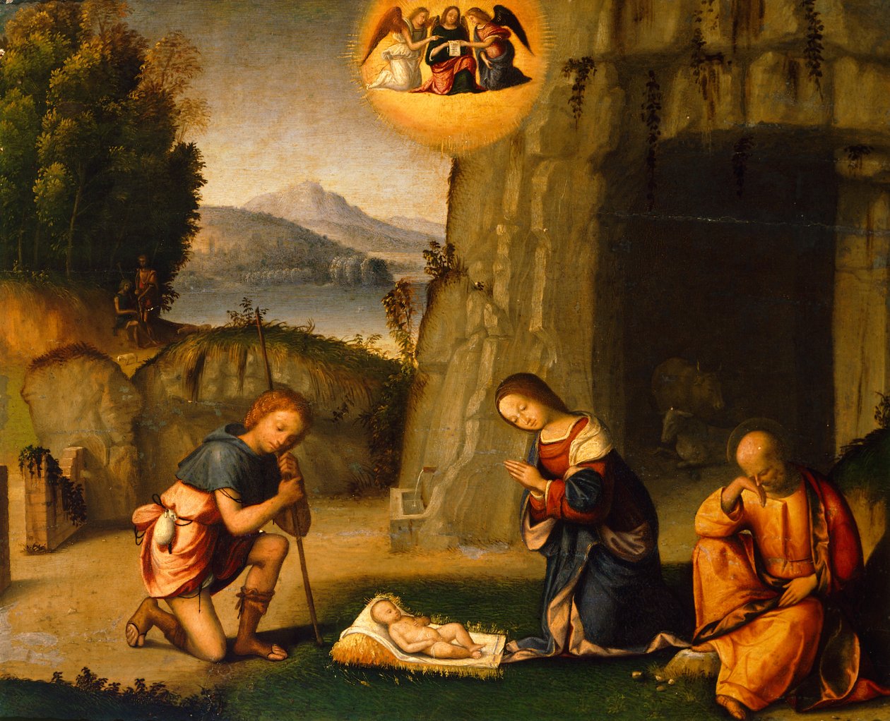 Narodzenia, Benvenuto Garofalo (1481-1559) autorstwa Benvenuto Tisi da Garofalo