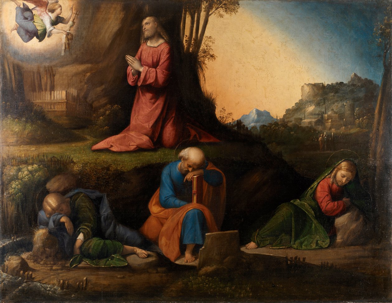 Agonia w ogrodzie, 1524 autorstwa Benvenuto Tisi da Garofalo