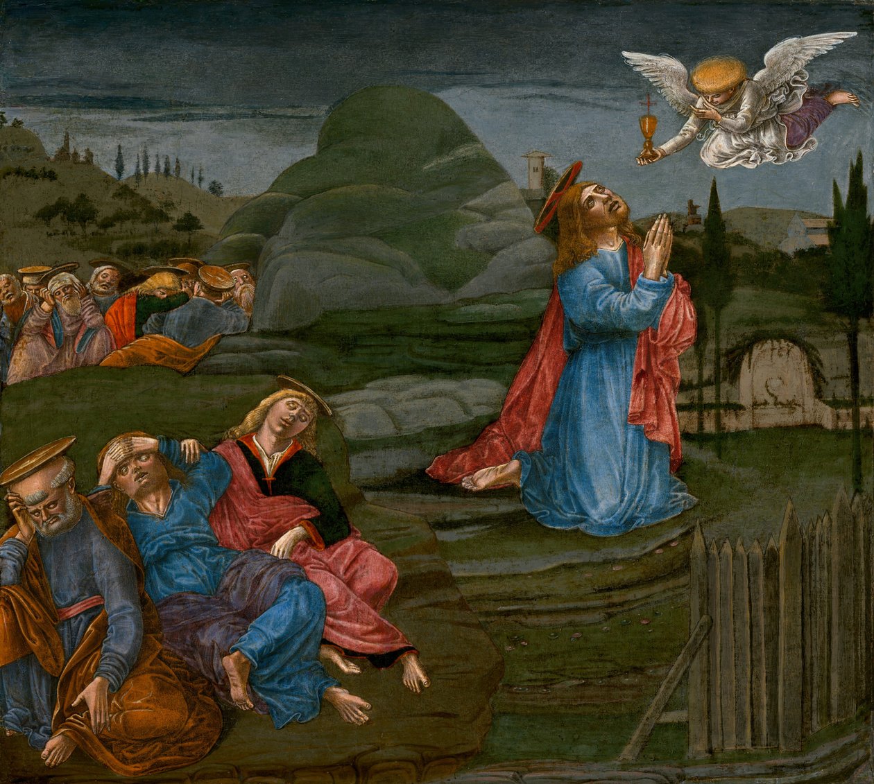Agonia w ogrodzie, prawdopodobnie 1491. autorstwa Benvenuto di Giovanni